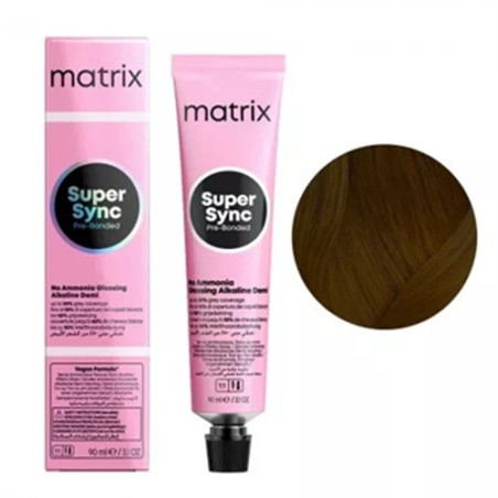 Toner do włosów Matrix Super Sync Pre-Bonded 4A średni brąz popielaty 90 ml
