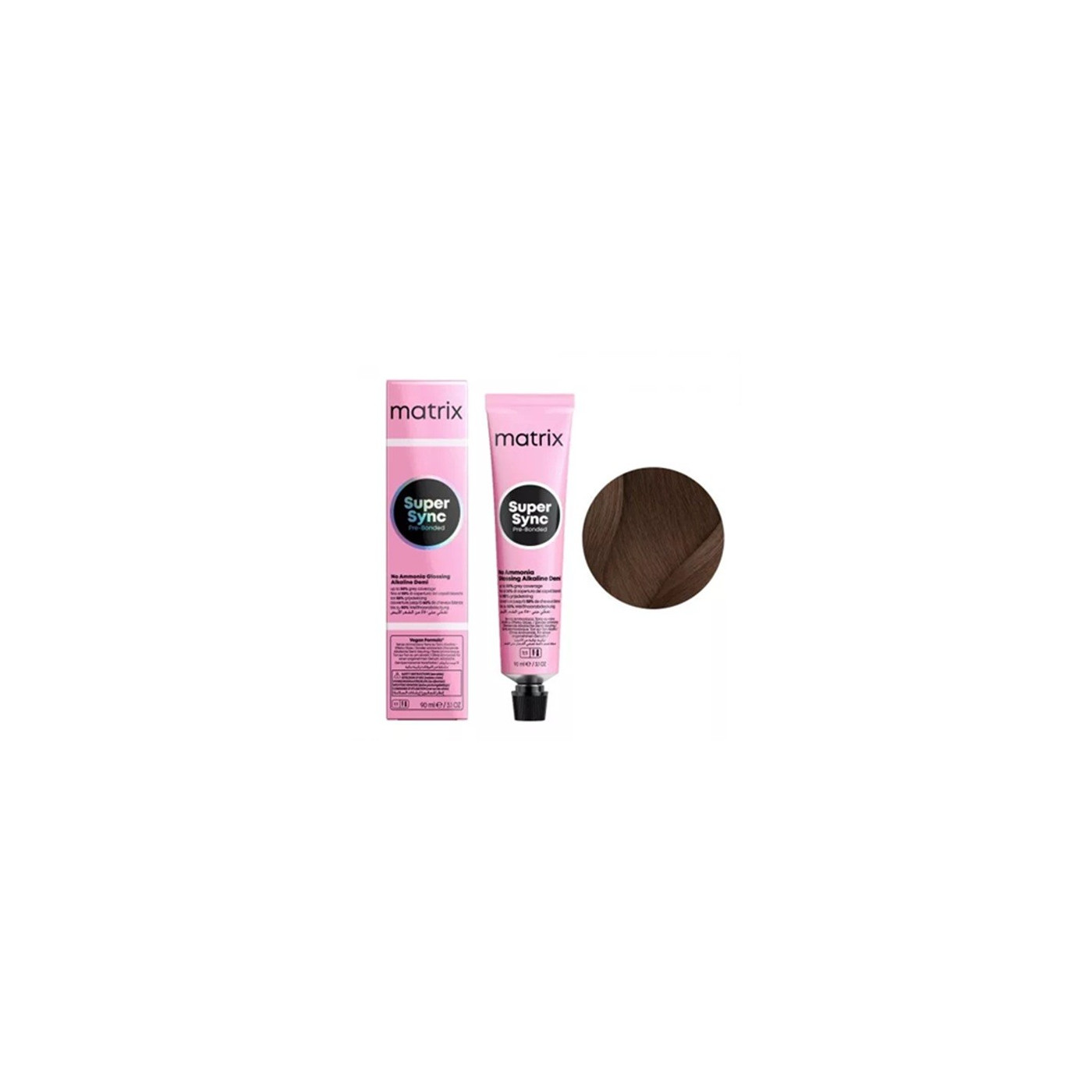 Toner do włosów Matrix Super Sync Pre-Bonded 6A ciemny blond popielaty 90 ml