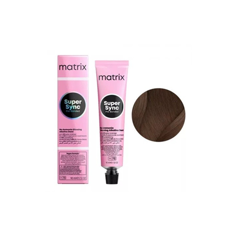 Toner do włosów Matrix Super Sync Pre-Bonded 6A ciemny blond popielaty 90 ml