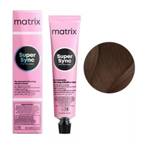 Toner do włosów Matrix Super Sync Pre-Bonded 6A ciemny blond popielaty 90 ml