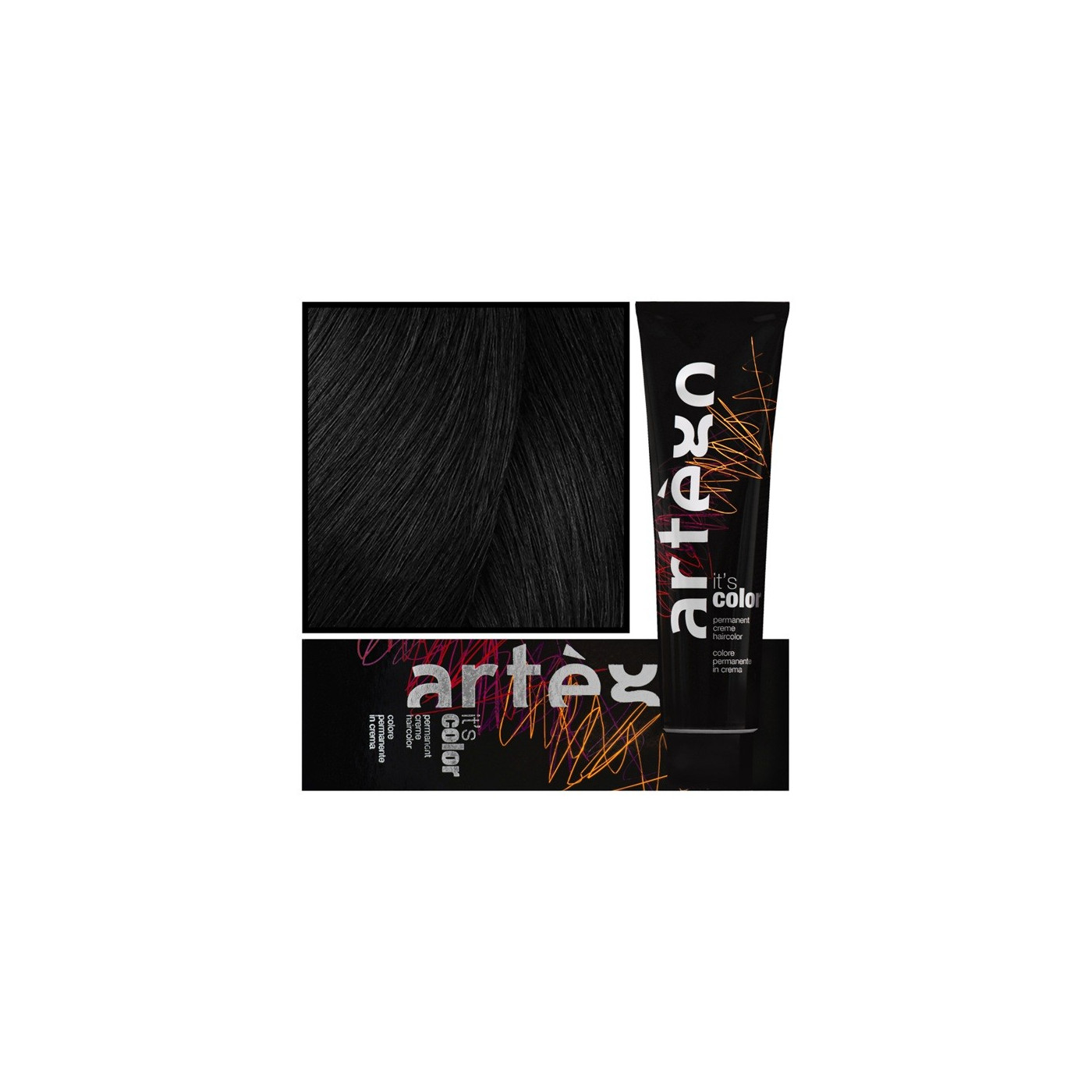 Farba do włosów w kremie Artego It's Color 2.0-2N bardzo ciemny brąz 150 ml Farba do włosów w kremie Artego It's Color 2.0-2N bardzo ciemny brąz 150 ml