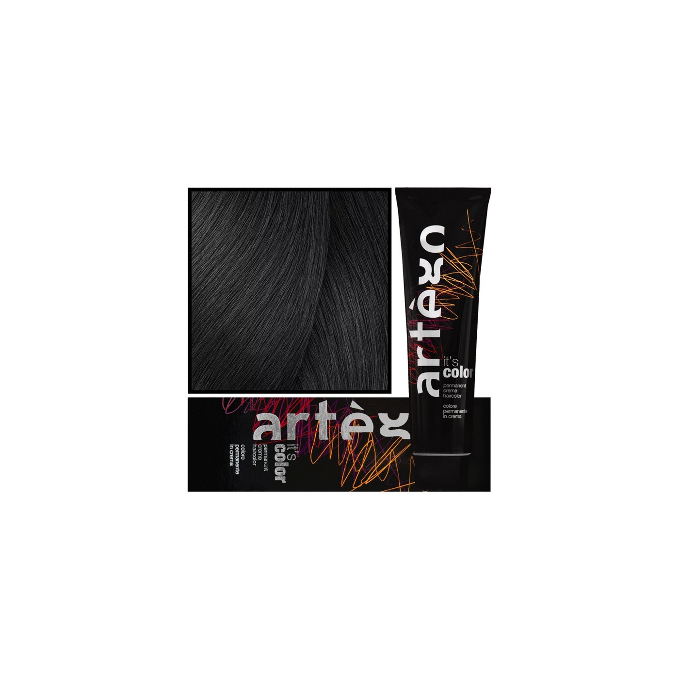 Farba do włosów w kremie Artego It's Color 4.1-4A popielaty brąz 150 ml
