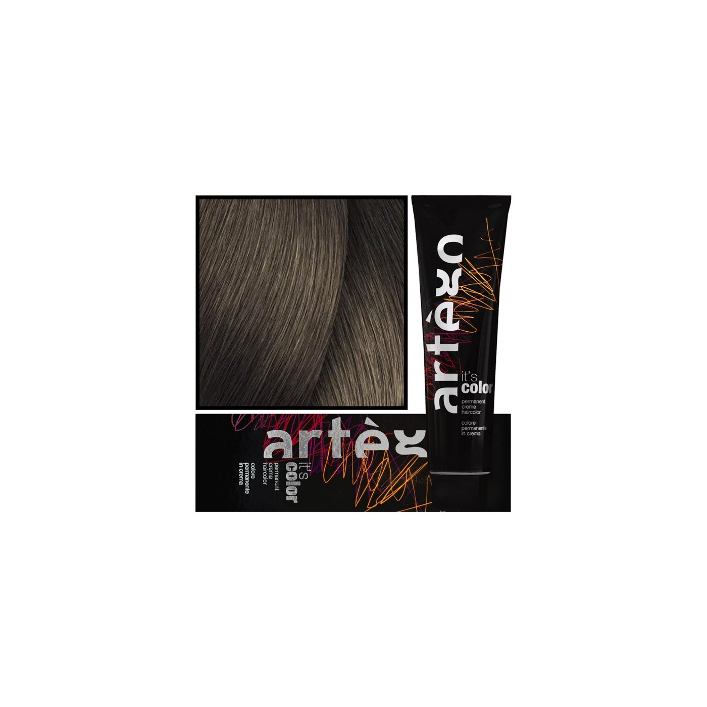 Farba do włosów w kremie Artego It's Color 7.1-7A popielaty blond 150 ml Farba do włosów w kremie Artego It's Color 7.1-7A popielaty blond 150 ml