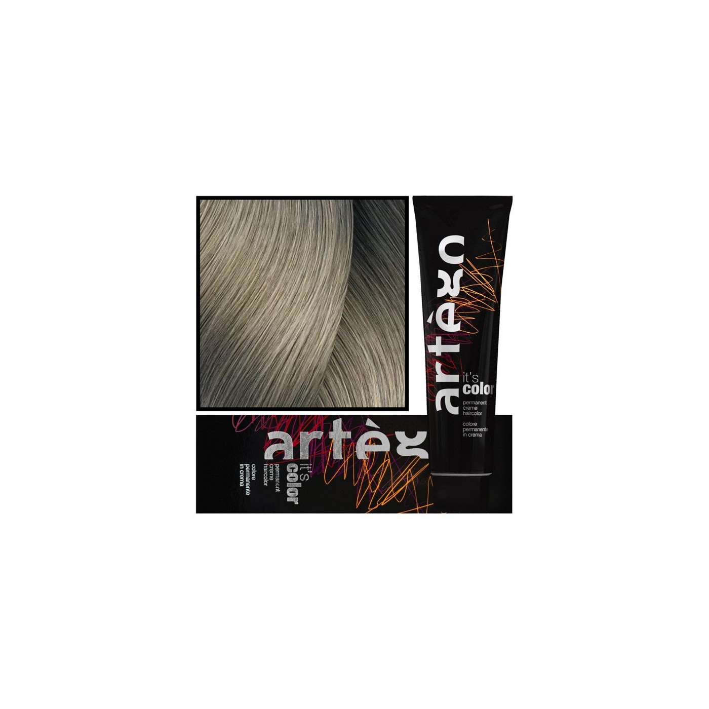 Farba do włosów w kremie Artego It's Color 9.1-9A bardzo jasny popielaty blond 150 ml Farba do włosów w kremie Artego It's Color 9.1-9A bardzo jasny popielaty blond 150 ml