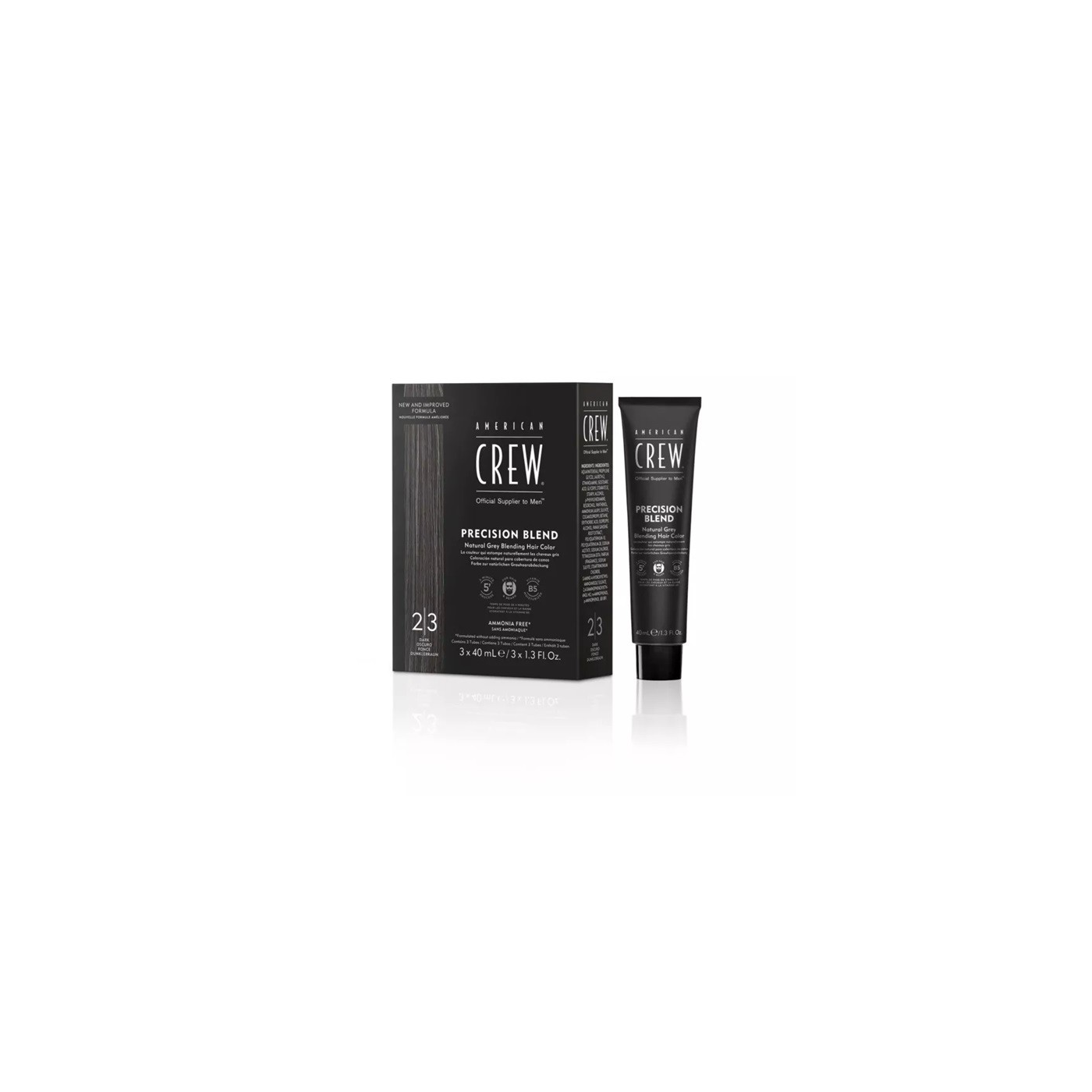 TEST Odsiwiacz American Crew 4-5 naturalny brąz 3x40 ml