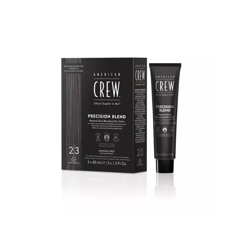 TEST Odsiwiacz American Crew 4-5 naturalny brąz 3x40 ml