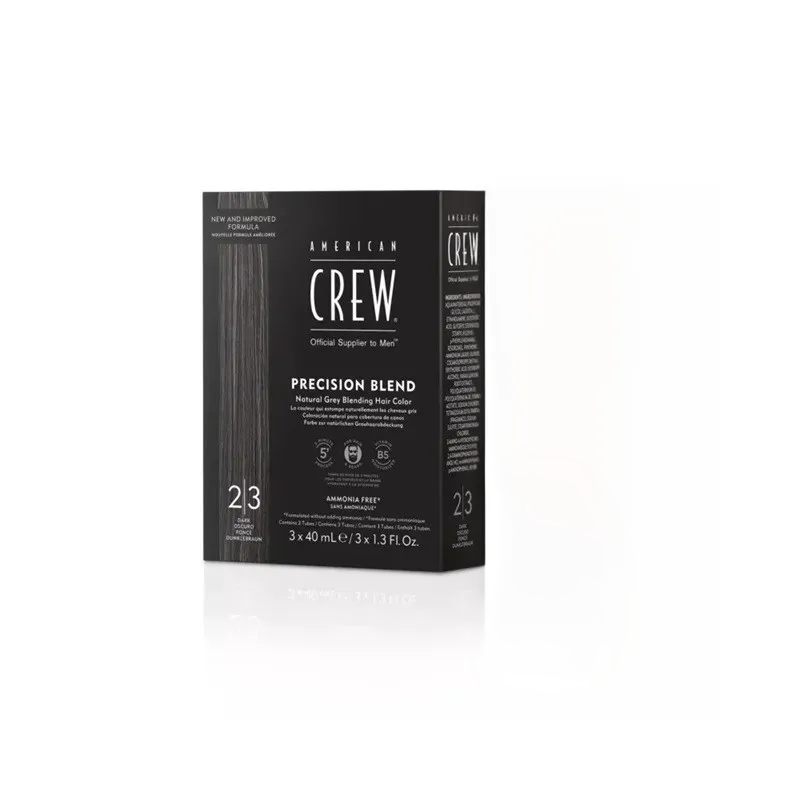 TEST Odsiwiacz American Crew 4-5 naturalny brąz 3x40 ml