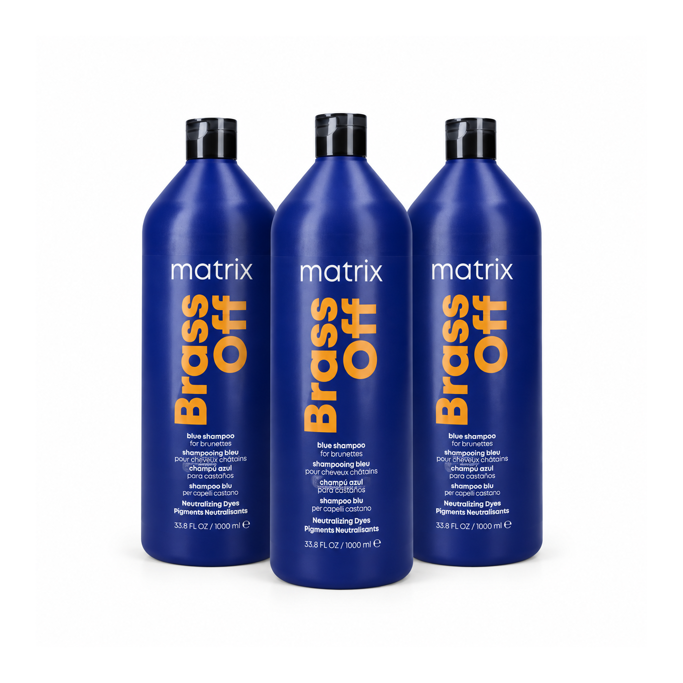 Zestaw 3x Szampon neutralizujący odcień Matrix Brass Off 1000 ml Zestaw 3x Szampon neutralizujący odcień Matrix Brass Off 1000 ml